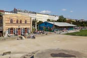 Görlitzer Park in Kreuzberg With Das Edelweiss Cafe, Berlin, Germany