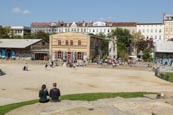 Görlitzer Park in Kreuzberg With Das Edelweiss Cafe, Berlin, Germany