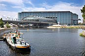 Hauptbahnhof And Humboldthafen, Berlin, Germany