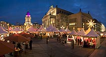 Gendarmenmarkt With Christmas Market, Berlin, Germany