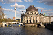 Bode Museum And River Spree, Berlin, Germany