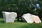 Global Stone Project, Tiergarten, Berlin, Germany - White Quartz Crystal From Europe 