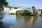 Abteibrücke, Insel Der Jugend, Berlin, Germany