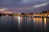 River Spree From Oberbaumbrücke, Berlin, Germany