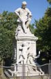 Statue Of Senefelder On Senefelderplatz, Berlin, Germany