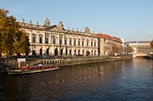 River Spree From Schlossbrücke With Museum Of Germany History, Berlin, Germany