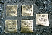 Stolpersteine On Grosse Hamburger Strasse, Berlin