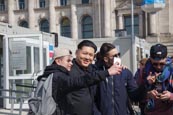 Kim Jong Un Impersonator At The Reichstag, Berlin