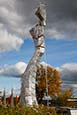 Parzival Am See Statue, Neuruppin, Brandenburg, Germany