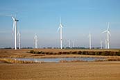 Wind Turbines Near Pinnow In The Uckermark, Brandenburg, Germany