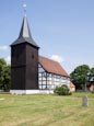 Timber Framed Church At Elsterheide Bluno, Brandenburg, Germany