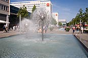 Thumbnail image of Prager Strasse with fountains, Dresden, Saxony, Germany