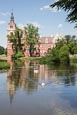 Neuen Schloss, Bad Muskau, In Muskauer Park, Fuerst Pueckler Park, Muskau Park, Bad Muskau, Saxony, 