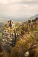 View From The Schrammstein Viewing Point Towards The Mullerstein, Sachsische Schweiz, Saxony, German